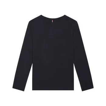 Dámská halenka Tommy Hilfiger Halenka KB0KB04141 D Tmavomodrá Long Sleeve 16Y