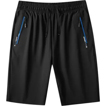 n-feel Pánské bavlněné 3/4 tepláky Big Forever - QDHL247 Barva: Černá, Velikost: 8XL