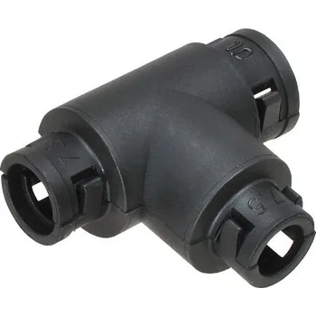 Zahradní hadice T spojka pro ohebné hadice 10x10x14mm<br />Výrobce: - 437811