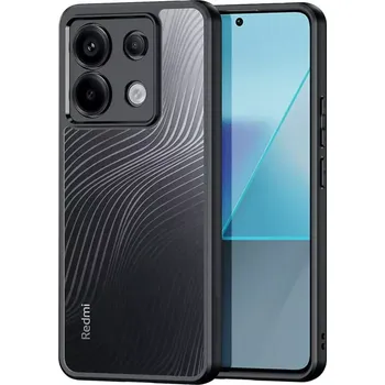 Pouzdro na mobilní telefon Silikonové pouzdro Dux Ducis Aimo - Xiaomi Redmi Note 13 Pro 5G / Poco X6 5G čiré - černé (DUX DUCIS Aimo - pancéřové pouzdro pro Xiaomi Redmi Note 13 Pro 5G / Poco X6 5G, černé)