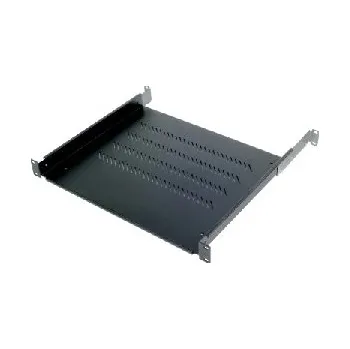 Rozvaděč Triton Polička s perforací 1U/450mm, max.nosnost 40kg RAB-UP-450-A1