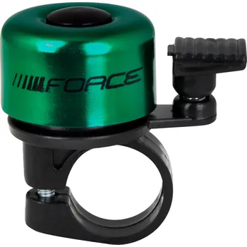 Zvonek na kolo Zvonek Force Mini Fe/plast 22,2mm paličkový zelený