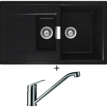 Granitový dřez Granitový dřez SET Schock MONO D-150 Puro + Schock EVINAS 577000 nerez