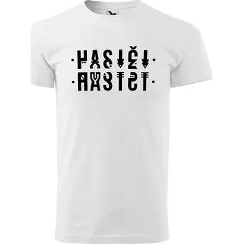 Tričko Hasiči – šifra (Velikost: L, Typ: pro muže, Barva trička: Bílá)