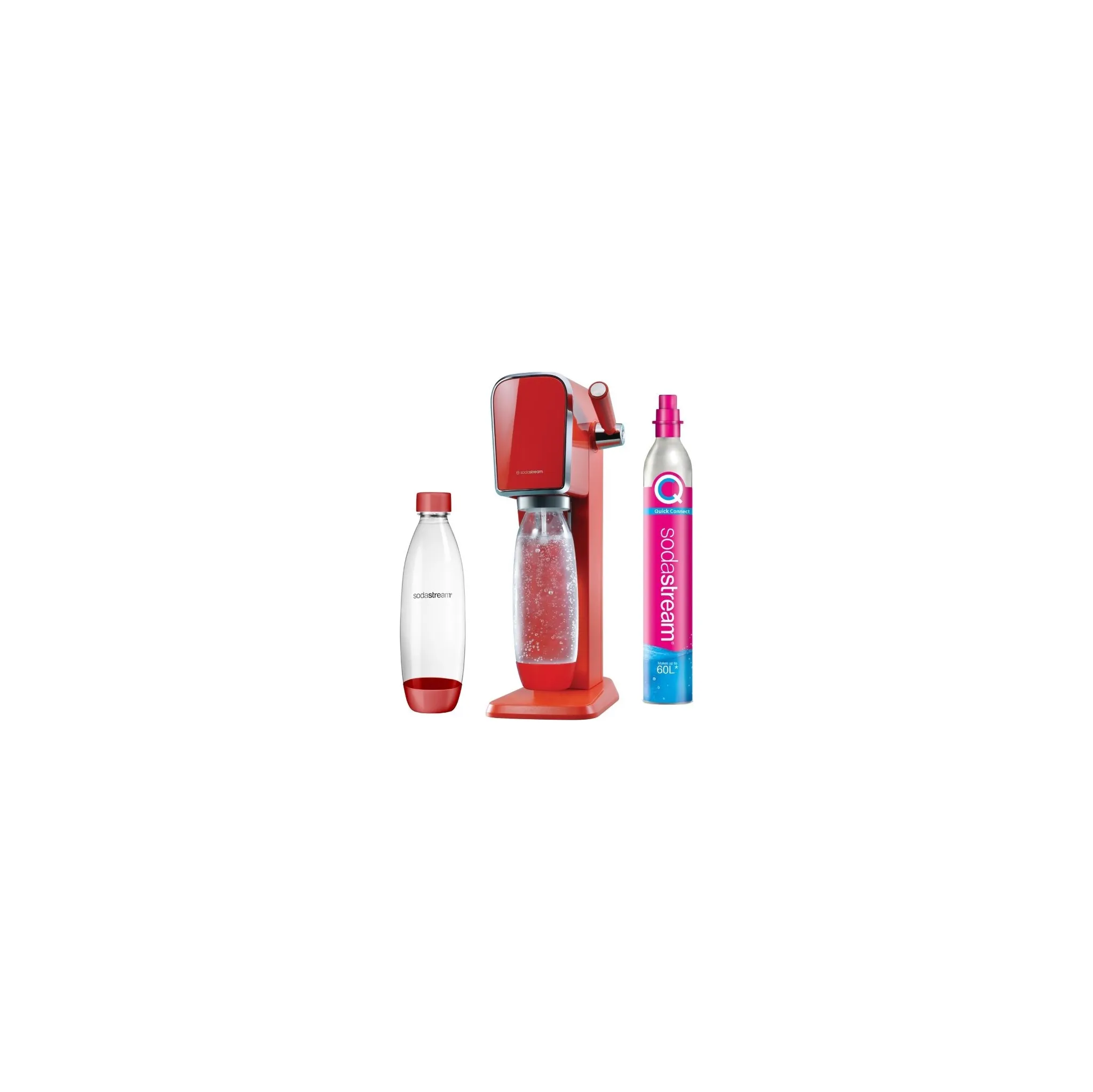 Fotografie 1 - Výrobník sody SodaStream Art červený