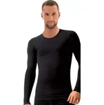 Pánské tričko Comfort Cotton LS01120M BRUBECK Barva/Velikost: černá / S/M