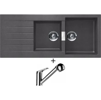 Granitový dřez Granitový dřez SET Schock SIGNUS D-200 Stone + Schock COSMO 525122 chrom