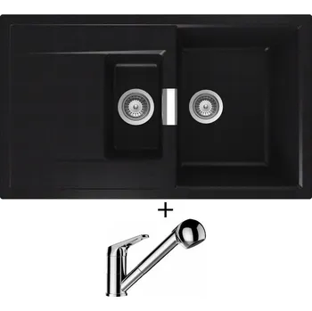 Granitový dřez Granitový dřez SET Schock MONO D-150 Puro + Schock COSMO 525122 chrom