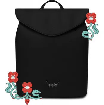 Dámský městský batoh černý - Vuch Joanna In Bloom Rosehip černá