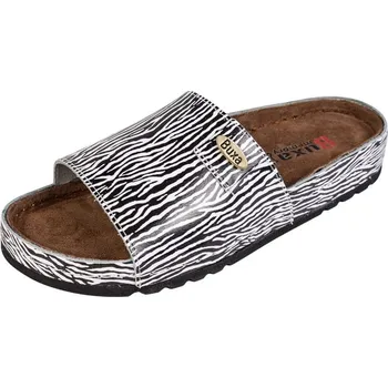 Dámská obuv Buxa Dámské kožené pantofle BZ115 - zebra Velikost: 41