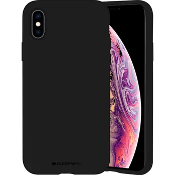 Mercury Ochranný kryt pro iPhone XS / X - Mercury, Silicone Black