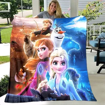 Dětská deka Dětská deka s motivy Ledového království - 4,100x150cm