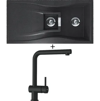 Granitový dřez Granitový dřez SET Schock WATERFALL D-150 Magma + Schock EPOS 540027 Magma