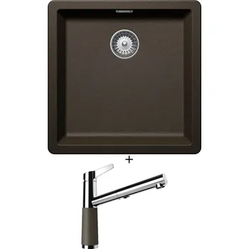 Granitový dřez Granitový dřez SET Schock GREENWICH N-100 Bronze + Schock SC-510 554120 Bronze