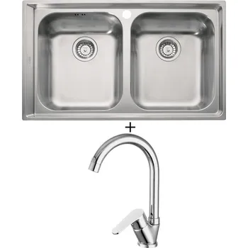 Nerezový dřez Nerezový dřez SET Franke NEX 620 + Deante CHABER 062 M chrom
