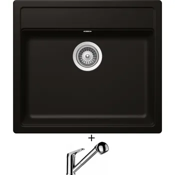 Granitový dřez Granitový dřez SET Schock MONO N-100 Night + Schock COSMO 525122 chrom