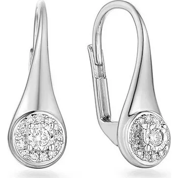 Náušnice Gems Diamantové náušnice bílé zlato 1486