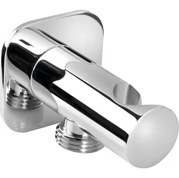 Tyč na sprchový závěs Sapho držák sprchy pevný s vyústěním chrom SG403