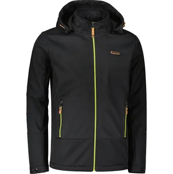 Pánská softshellová bunda Pánská softshellová bunda ALTISPORT COLBY ČERNÁ/ZELENÁ M