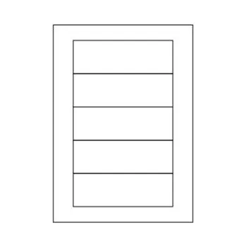 Speciální papír Samolepicí bílé etikety 150 x 50 mm, A4 (100 ks)