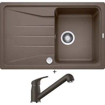 Granitový dřez Granitový dřez SET Blanco SONA 45 S kávová s excentrem + Blanco DARAS-S kávová 517740