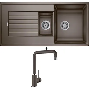 Granitový dřez Granitový dřez SET Blanco ZIA 6 S kávová 515072 + Blanco MILI kávová 523111