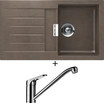 Granitový dřez Granitový dřez SET Schock SIGNUS D-100 Bronze + Schock COSMO 525001 chrom