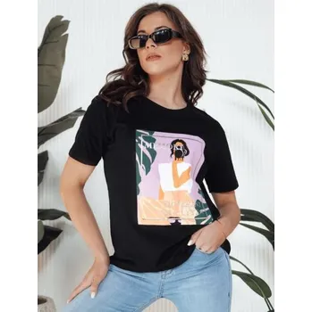 Dámské oblečení Dámské tričko MEMORY černá