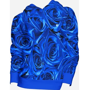 Dámská mikina UTOPY Dámská sportovní mikina Blue Rozes fullprint Velikost: L