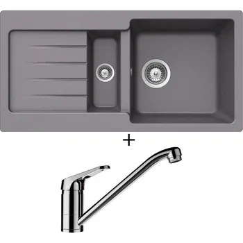 Granitový dřez Granitový dřez SET Schock TYPOS D-150S Croma + Schock COSMO 525001 chrom