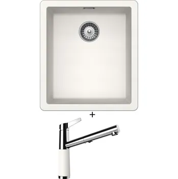 Granitový dřez Dřez pod desku SET Schock GREENWICH N-100S U Polaris + Schock SC-510 554120 Polaris