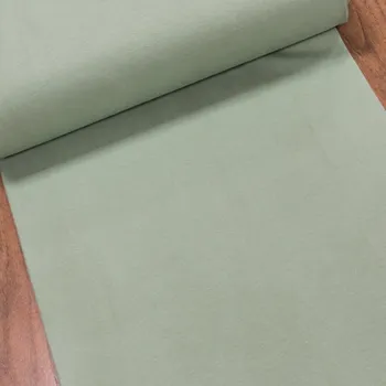 Žebrovaný bavlněný úplet 8058.063 BIO jemný / hladký, olivový, š.35cm (látka v metráži)