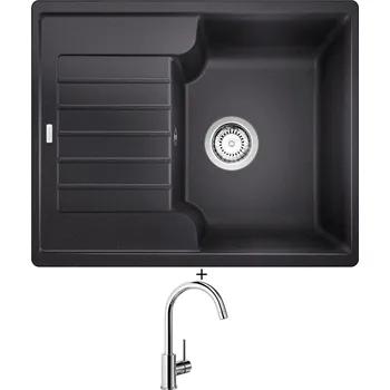 Kuchyňský dřez Granitový dřez SET Blanco ZIA 40 S antracit 516918 + Blanco MIDA chrom 517742