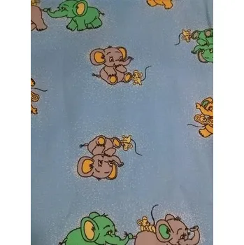 Zahradní lehátko Lehátko do vaničky bavlna Péťa Modré se slony