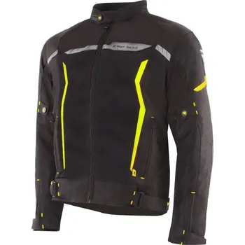 Moto bunda Bunda na motorku Street Racer Flex Air černo-fluo žlutá 5XL