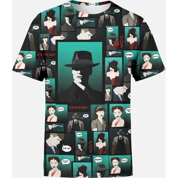 Pánské tričko UTOPY Pánské sportovní tričko Comics Series Thriller Story Velikost: L