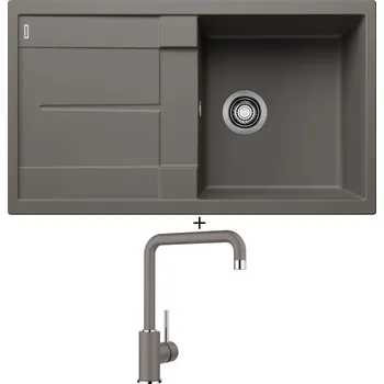 Granitový dřez Granitový dřez SET Blanco METRA 5 S šedá vulkán 527293 + Blanco MILI šedá vulkán 527460