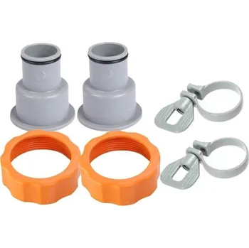 Bestway P61964 Sada hadicových adaptérů s plastovou sponou a převlečnou maticí pro pískové filtrace