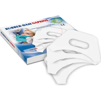 Papírový ubrousek Cerkamed Rubber-Dam ubrousky pod kofferdam 36ks