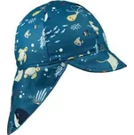 Esito Dětská kšiltovka s krytím krku Mořský svět - modrá Vel. XS