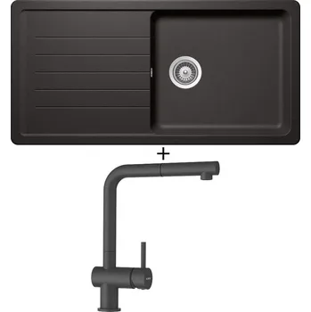 Granitový dřez Granitový dřez SET Schock TOLEDO D-100L Stone + Schock EPOS 540127 Stone