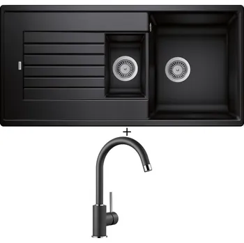 Granitový dřez Granitový dřez SET Blanco ZIA 6 S antracit 514748 + Blanco MIDA antracit 519415
