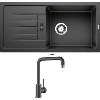 Kuchyňský dřez Granitový dřez SET BLANCO FAVUM XL 6 S antracit 524233 + Blanco MILI antracit 523103