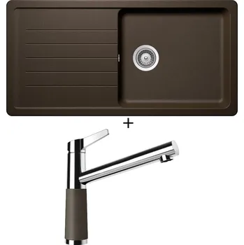 Granitový dřez Granitový dřez SET Schock TOLEDO D-100L Bronze + Schock SC-510 554000 Bronze