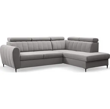 Sedací souprava Rozkládací rohová sedačka FOREWER šedá