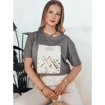 Dámské tričko CENTIA hnědé