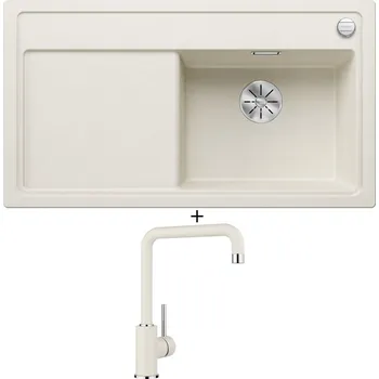 Granitový dřez Granitový dřez SET Blanco ZENAR 5 S bílá soft 527182 + Blanco MILI bílá soft 527461