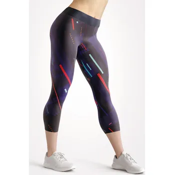 Dámské legíny UTOPY 3/4 Dámské sportovní legíny Night District Velikost: XL