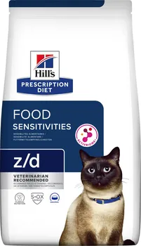 Krmivo pro kočku Hill's Pet Nutrition Prescription Diet Feline Adult Food Sensitivities Z/D