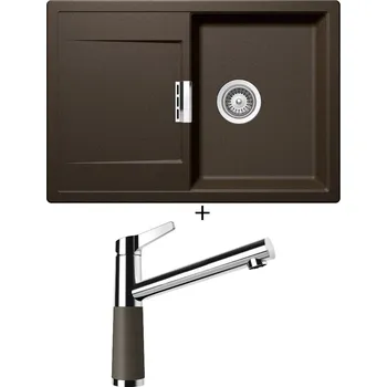 Granitový dřez Granitový dřez SET Schock MONO D-100S Bronze + Schock SC-510 554000 Bronze